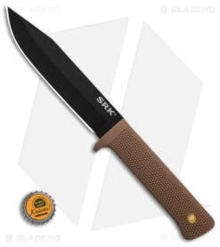 Cold Steel SRK Search Rescue Fixed Blade Knife Tan Polymer (6" Black ) 9 Cold Steel SRK Search Rescue Fixed Blade Knife Tan Polymer (6" Black ) -Pro Knife Depot Store Cold Steel SRK Search Rescue FB Knife Tan Polymer 6in Black BHQ 158054 td size