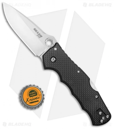 Cold Steel Silver Eye Elite Tri-Ad Lock Knife Carbon Fiber (3.5" Satin) 62QCFB 6 Cold Steel Silver Eye Elite Tri-Ad Lock Knife Carbon Fiber (3.5" Satin) 62QCFB - Image 4