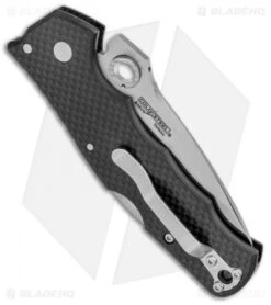 Cold Steel Silver Eye Elite Tri-Ad Lock Knife Carbon Fiber (3.5" Satin) 62QCFB 8 Cold Steel Silver Eye Elite Tri-Ad Lock Knife Carbon Fiber (3.5" Satin) 62QCFB -Pro Knife Depot Store Cold Steel Silver Eye Elite Tri Ad Lock CF Satin 62QCFB BHQ 121237 jr side