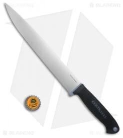 Cold Steel Slicer Fixed Blade Kitchen Knife (9" Satin) 59KSSLZ -Pro Knife Depot Store Cold Steel Slicer Kitchen Knife CS59KSLZ BHQ 44099 jr bottlecap