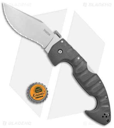 Cold Steel Spartan Kopis Tri-Ad Lockback Knife Gray (4.5" SW Serr AUS 10A) 7 Cold Steel Spartan Kopis Tri-Ad Lockback Knife Gray (4.5" SW Serr AUS 10A) - Image 5
