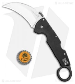 Cold Steel Tiger Claw Karambit Lockback Knife (3.25" Satin CPM-S35VN) 22C 9 Cold Steel Tiger Claw Karambit Lockback Knife (3.25" Satin CPM-S35VN) 22C -Pro Knife Depot Store Cold Steel Tiger Claw Karambit Lockback Knife Satin CPM S35VN 22C BHQ 105930 kp bottlecap jr