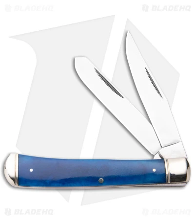 Cold Steel Trapper Slip Joint Knife Blue Bone (3.3" Satin) 3 Cold Steel Trapper Slip Joint Knife Blue Bone (3.3" Satin)