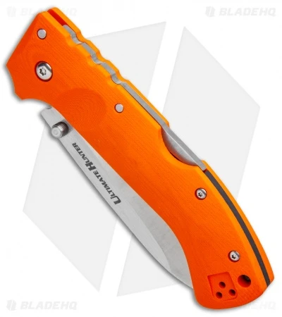 Cold Steel Ultimate Hunter Lockback Knife Blaze Orange G-10 (3.5" Satin) 30URY 4 Cold Steel Ultimate Hunter Lockback Knife Blaze Orange G-10 (3.5" Satin) 30URY - Image 2