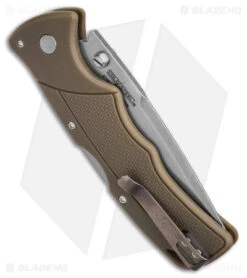 Cold Steel Verdict Tri-Ad Lock Knife Spear Point FDE GFN (3" SW) -Pro Knife Depot Store Cold Steel Verdict Tri AD Lock Knife Spear point FDE GFN 3in SW BHQ 139977 td side