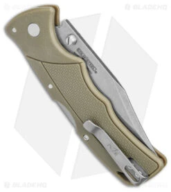 Cold Steel Verdict Clip Point Tri-Ad Lock Knife FDE GFN (3" Stonewash) 8 Cold Steel Verdict Clip Point Tri-Ad Lock Knife FDE GFN (3" Stonewash) -Pro Knife Depot Store Cold Steel Verdict Tri Ad CP FDE GFN SW BHQ 139974 jr side