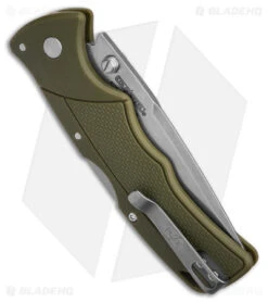 Cold Steel Verdict Tri-Ad Lock Knife Spear Point OD Green GFN (3" SW) -Pro Knife Depot Store Cold Steel Verdict Tri Ad Lock Knife Spear Point OD Green GFN 3in SW BHQ 139978 td side
