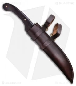 Cold Steel Woodsman's Sax Fixed Blade Knife Wood (11" Satin) -Pro Knife Depot Store Cold Steel Woodsmans Sax Fixed Blade Knife 17 Satin 88HUA BHQ 105909 LS Side