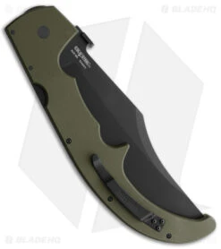 Cold Steel Espada XL Lockback Knife OD Green G-10 (7.5" Black) 62MGCODBK 7 Cold Steel Espada XL Lockback Knife OD Green G-10 (7.5" Black) 62MGCODBK -Pro Knife Depot Store Cold Steel XL G 10 Espada 10A OD Green Black BHQ 176061 jr side