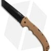 Cold Steel XL Recon 1 Tanto Tri-Ad Lock Knife Coyote Tan (5.5" Black) 27TXTVB -Pro Knife Depot Store Cold Steel XL Recon 1 tanto coyote tan black BHQ 44001 er