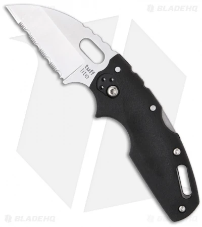 Cold Steel Tuff Lite Tri-Ad Lock Knife (2.5" Satin Serr) 20LTS 3 Cold Steel Tuff Lite Tri-Ad Lock Knife (2.5" Satin Serr) 20LTS