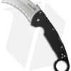 Cold Steel Tiger Claw Karambit Lockback Knife (3.25" Satin Full Serr) 22KFS 2 Cold Steel Tiger Claw Karambit Lockback Knife (3.25" Satin Full Serr) 22KFS -Pro Knife Depot Store cold steel 22kfs cm