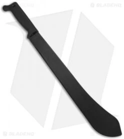 Cold Steel Fixed Blade Knife Bolo Machete (18" Black) 97LBM -Pro Knife Depot Store cold steel bolo machete 97bm back