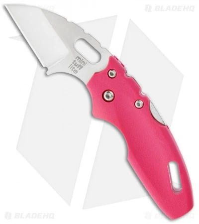 Cold Steel Mini Tuff Lite Lockback Knife Pink (2" Satin) 20MTP 3 Cold Steel Mini Tuff Lite Lockback Knife Pink (2" Satin) 20MTP