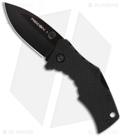 Cold Steel Micro Recon 1 Spear Point Tri-Ad Lock Knife (2" Black) 27TDS 3 Cold Steel Micro Recon 1 Spear Point Tri-Ad Lock Knife (2" Black) 27TDS