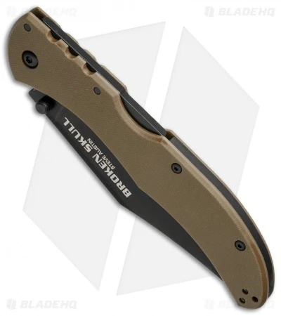 Cold Steel Broken Skull II Knife Coyote Tan G-10 (4" Black CPM-S35VN) 54S2A 5 Cold Steel Broken Skull II Knife Coyote Tan G-10 (4" Black CPM-S35VN) 54S2A - Image 3