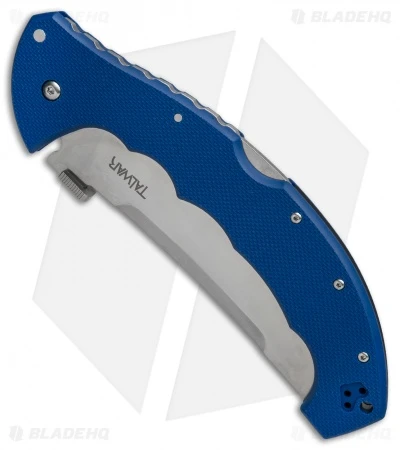 Cold Steel 5.5" Talwar Lockback Knife Blue G-10 (Satin CTS-XHP) 21TXVLU 4 Cold Steel 5.5" Talwar Lockback Knife Blue G-10 (Satin CTS-XHP) 21TXVLU - Image 2