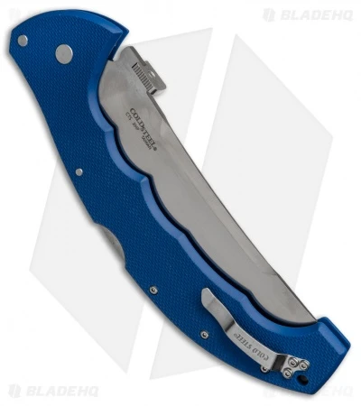 Cold Steel 5.5" Talwar Lockback Knife Blue G-10 (Satin CTS-XHP) 21TXVLU 5 Cold Steel 5.5" Talwar Lockback Knife Blue G-10 (Satin CTS-XHP) 21TXVLU - Image 3