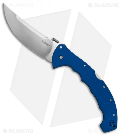 Cold Steel 5.5" Talwar Lockback Knife Blue G-10 (Satin CTS-XHP) 21TXVLU 3 Cold Steel 5.5" Talwar Lockback Knife Blue G-10 (Satin CTS-XHP) 21TXVLU
