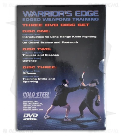 Cold Steel Warrior's Edge: Edged Weapons Training - 3 DVD Set (6 Volume) 2 Cold Steel Warrior's Edge: Edged Weapons Training - 3 DVD Set (6 Volume)